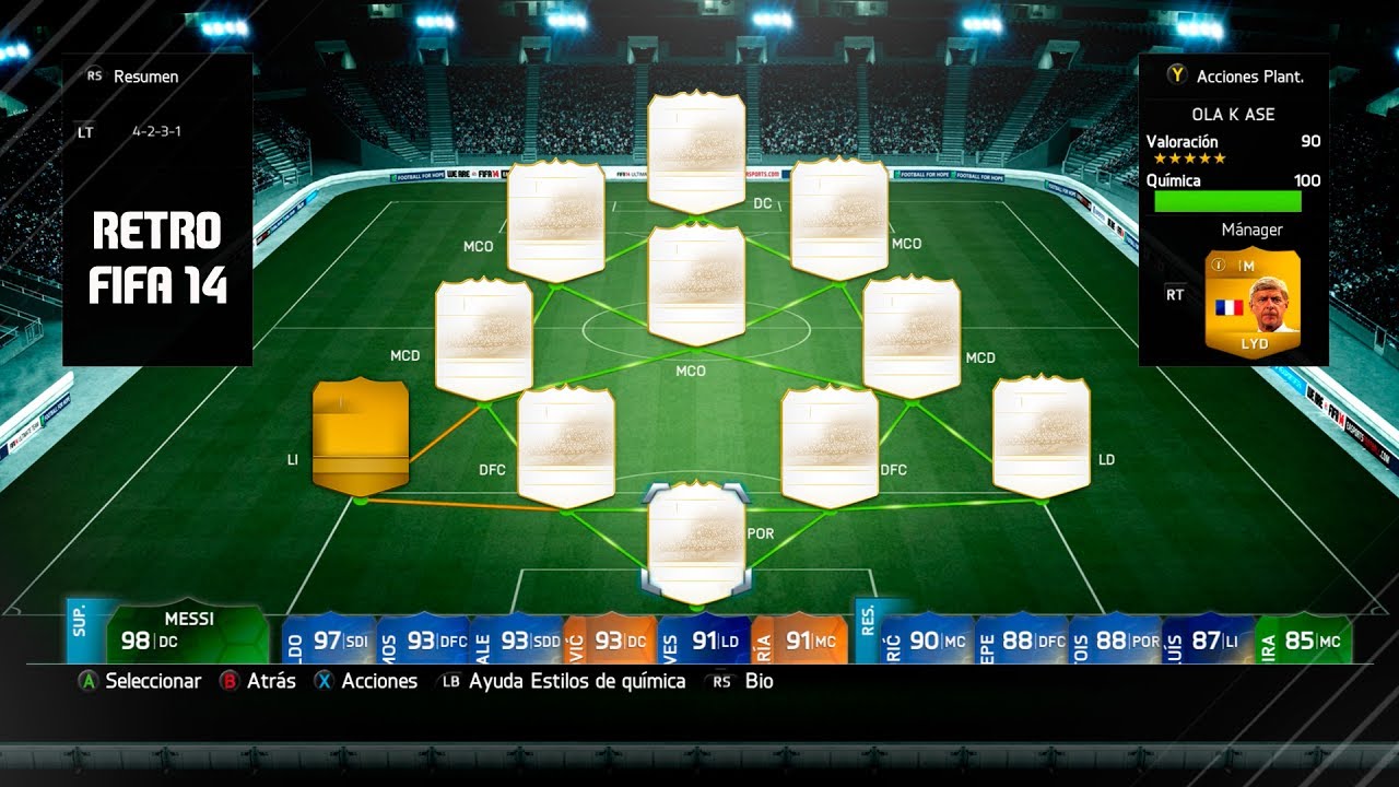 EQUIPAZO DE LEYENDAS! CLUB BRUTAL RETRO FIFA | FIFA 14 Ultimate Team