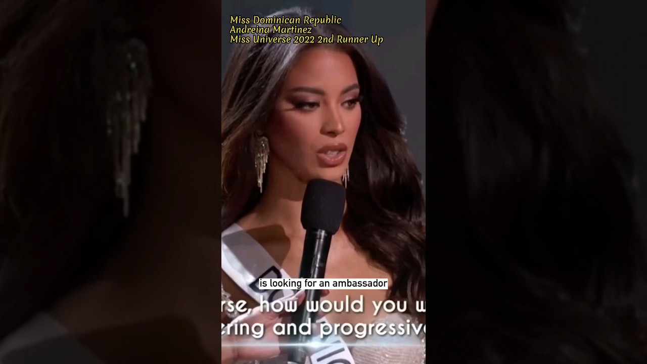 Miss Universe 2022 2nd Runner Up from Dominican Republic 🇩🇴 Andreina Martinez.  #MissUniverse2022