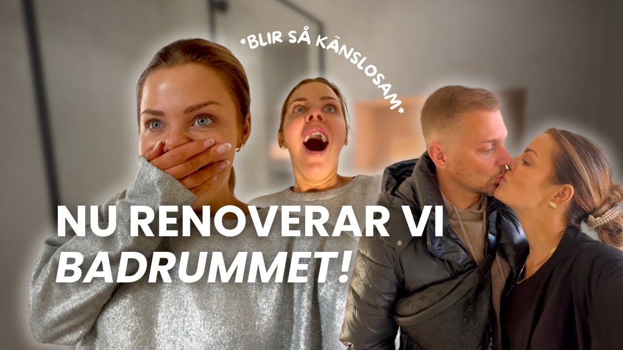 BADRUMSRENOVERING 🫢🤍 Före/Efter!