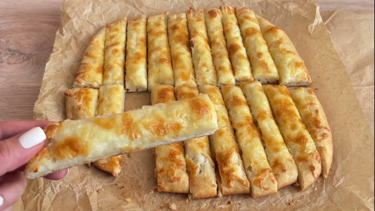 How To Make  CHEESY Breadsticks