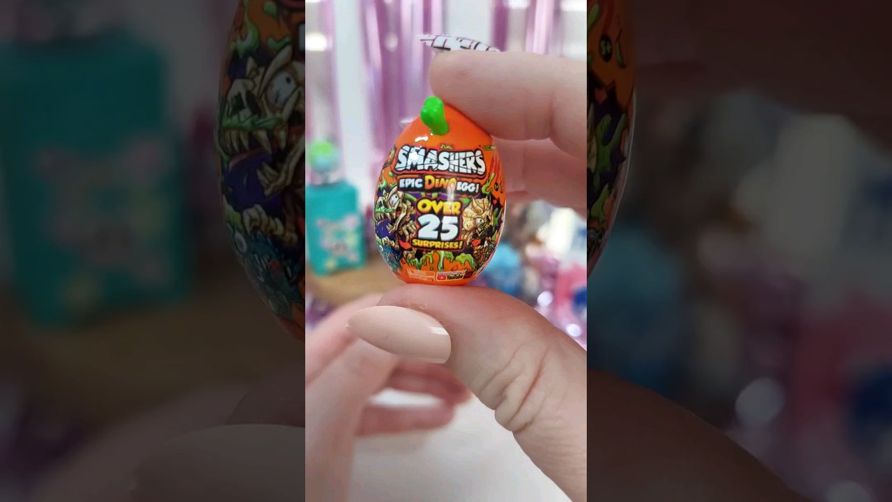 What&acute;s inside Zuru Toys Smashers Dino Egg from Toy Minibrands ? #shorts