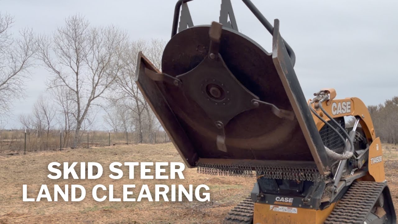 Clearing Land | SKID STEER BRUSH CUTTER