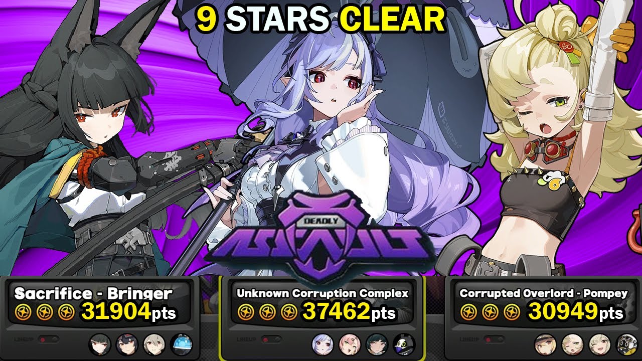 Vivian, Piper & Miyabi x Grace Teams! | NEW Deadly Assault 9 Stars Clear | Zenless Zone Zero ZZZ 1.7
