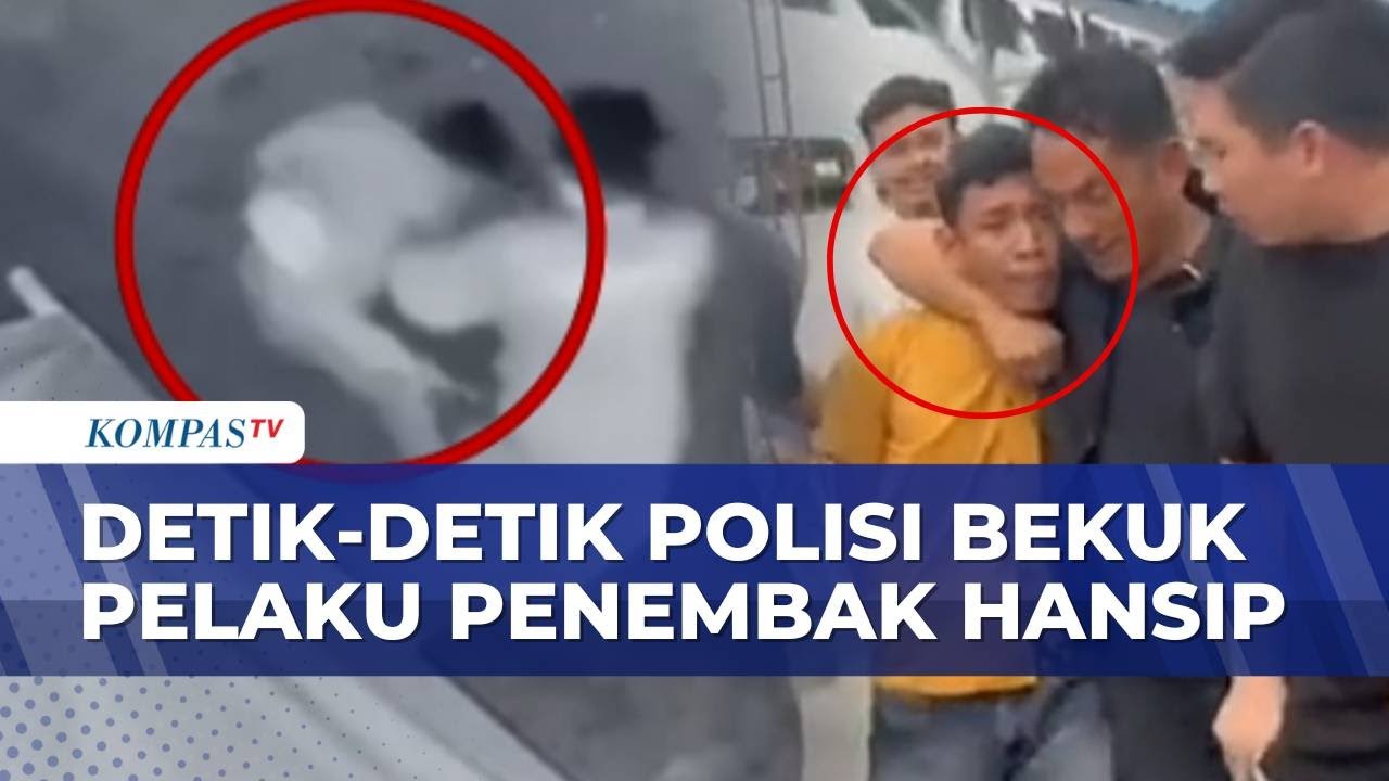 Intens! Detik-Detik Polisi Tangkap Pelaku Penembak Hansip di Cakung, Dibekuk saat Kabur ke Lampung