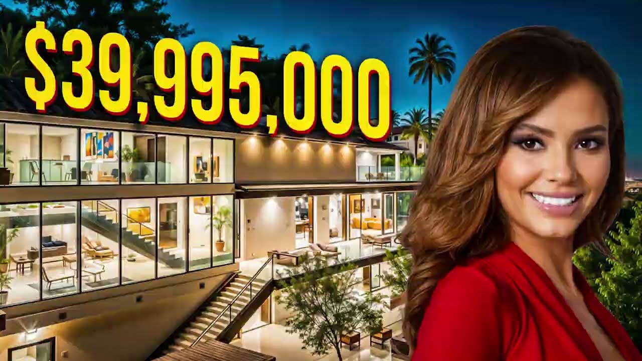 Inside $39,995,000 Ultra Modern home in Bel Air  with Incredible views ! #realestate #home #luxury