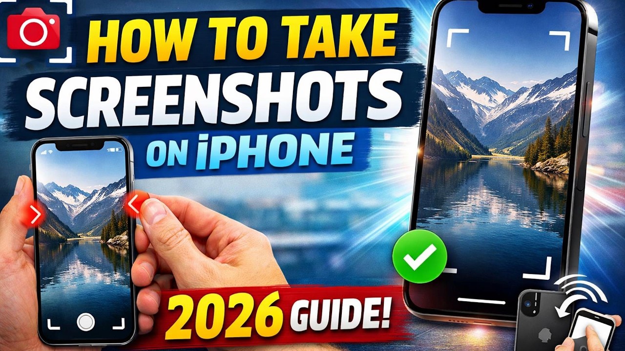 How to Take Screenshots on iPhone (2026 Guide)