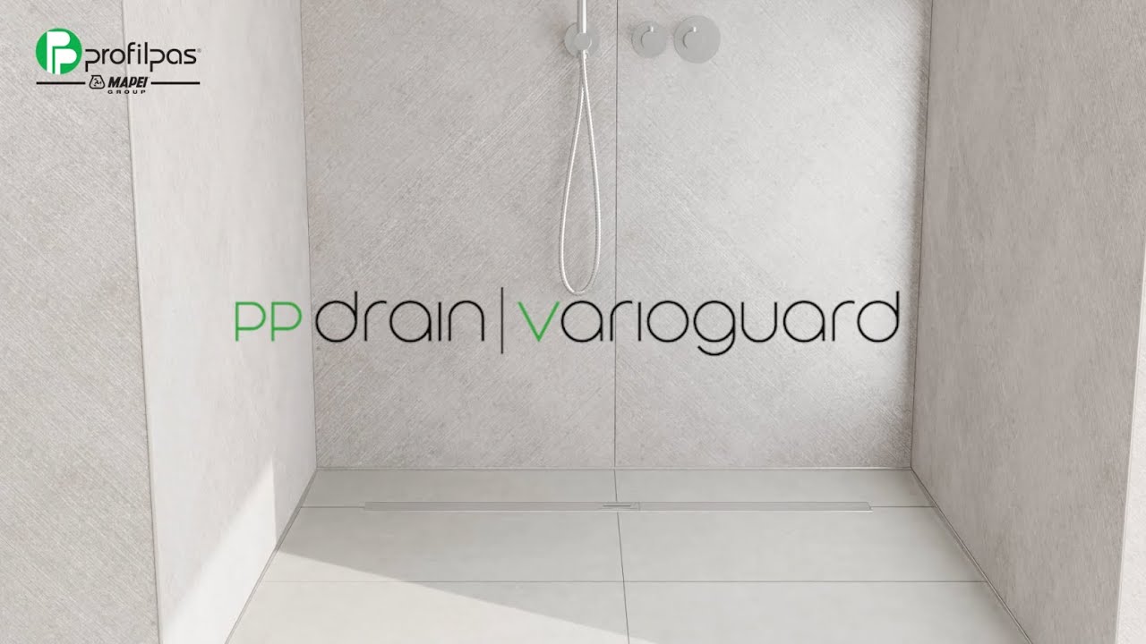 PP Drain Varioguard - Linear drains for floor-level showers | Profilpas