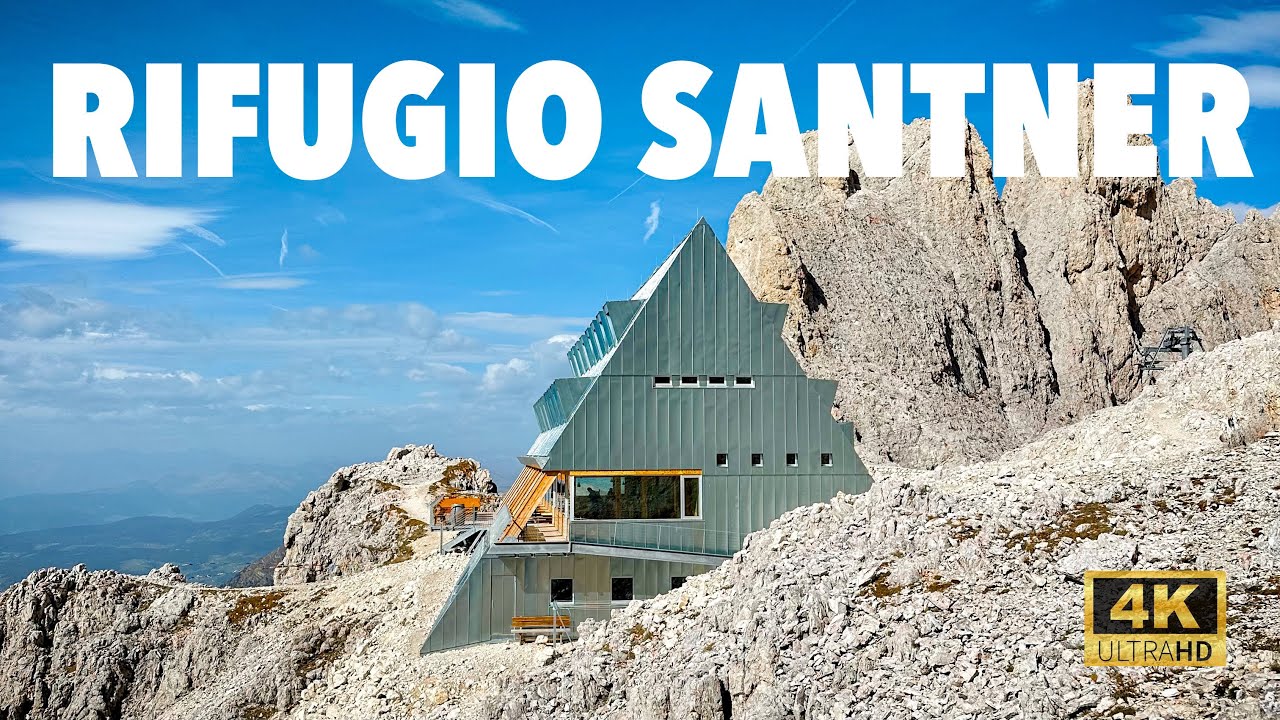 RIFUGIO SANTNER e RIFUGIO RE ALBERTO • Torri del Vajolet, Dolomiti • mt 2734 - 4K