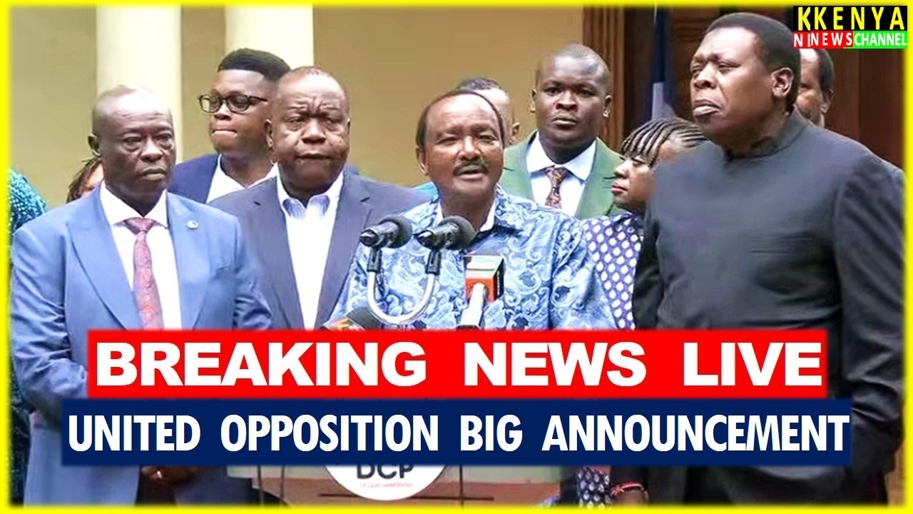 LIVE - Gachagua, Sifuna, Matiangi & Kalonzo allies addressing the Nation