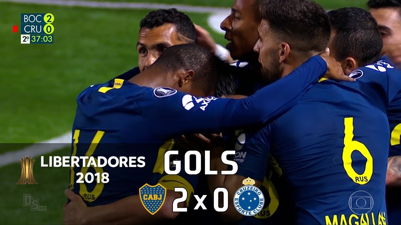 Boca Juniors 2 x 0 Cruzeiro - Libertadores 2018 - Globo HD⁶⁰