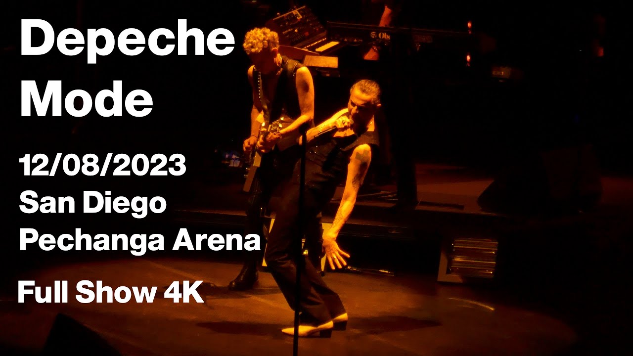 Depeche Mode 2023-12-08 San Diego, Pechanga Arena - Night 2 - Full Show 4K