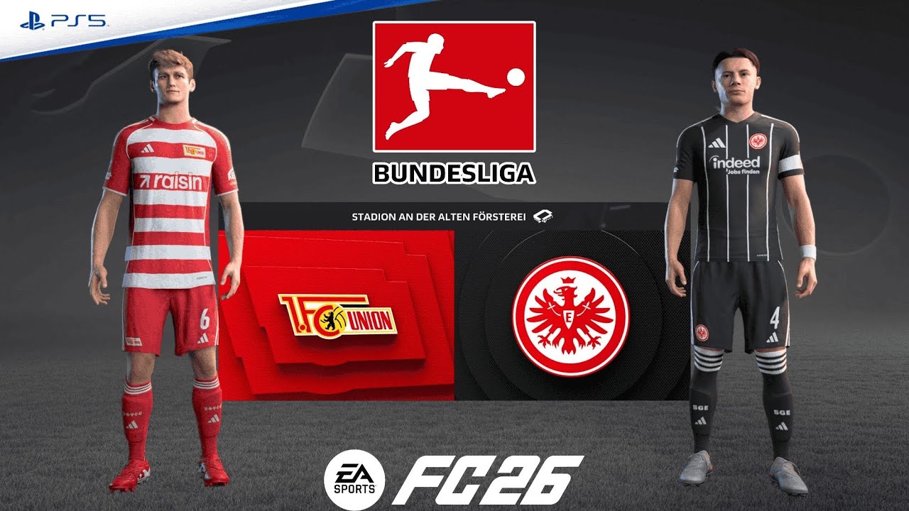 Union Berlin v Frankfurt | Bundesliga 25/26 Matchday 21 | Match Simulation | FC 26 – PS5™ [4K]
