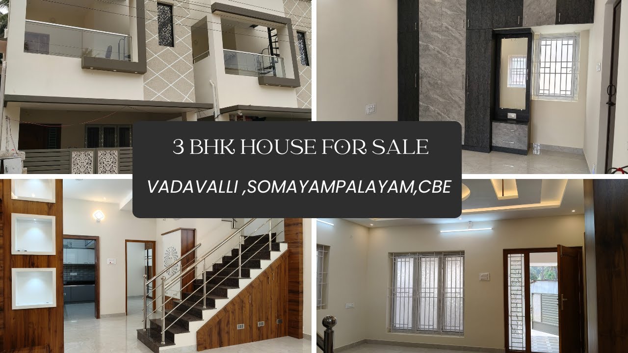 WOW😍லட்டு மாரி வீடு ! North Facing Site 3BHK Villa for Sale in Vadavalli, Coimbatore