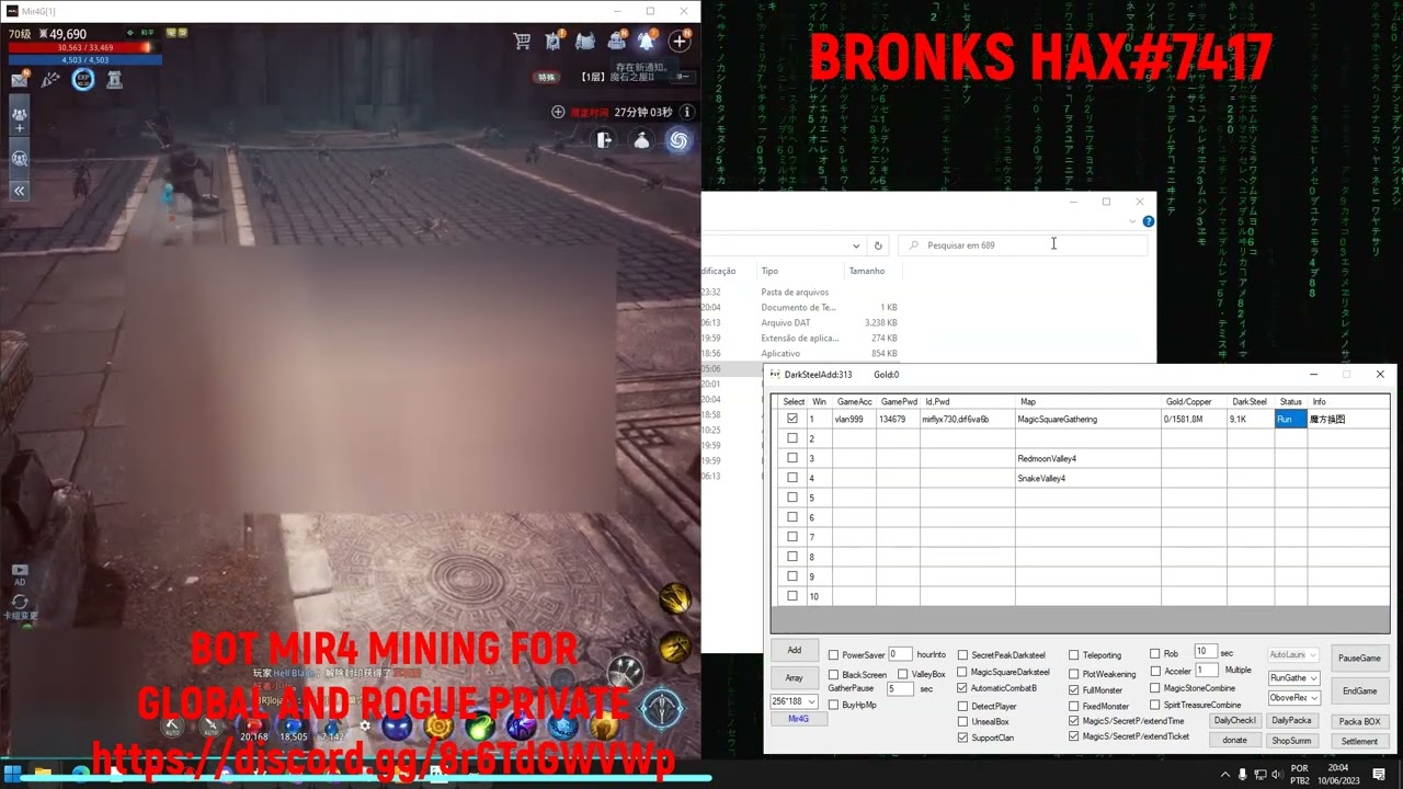 BOT - MIR4 AND ROGUE PRIVATE SERVER- FULL AUTO