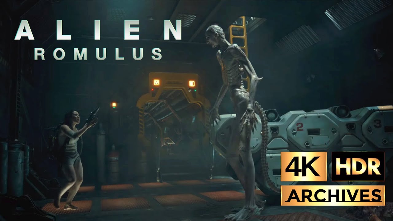 Alien: Romulus |4K-HDR| Final Fight 2/4 - Rain Vs Xenomorph Hybrid (2024)