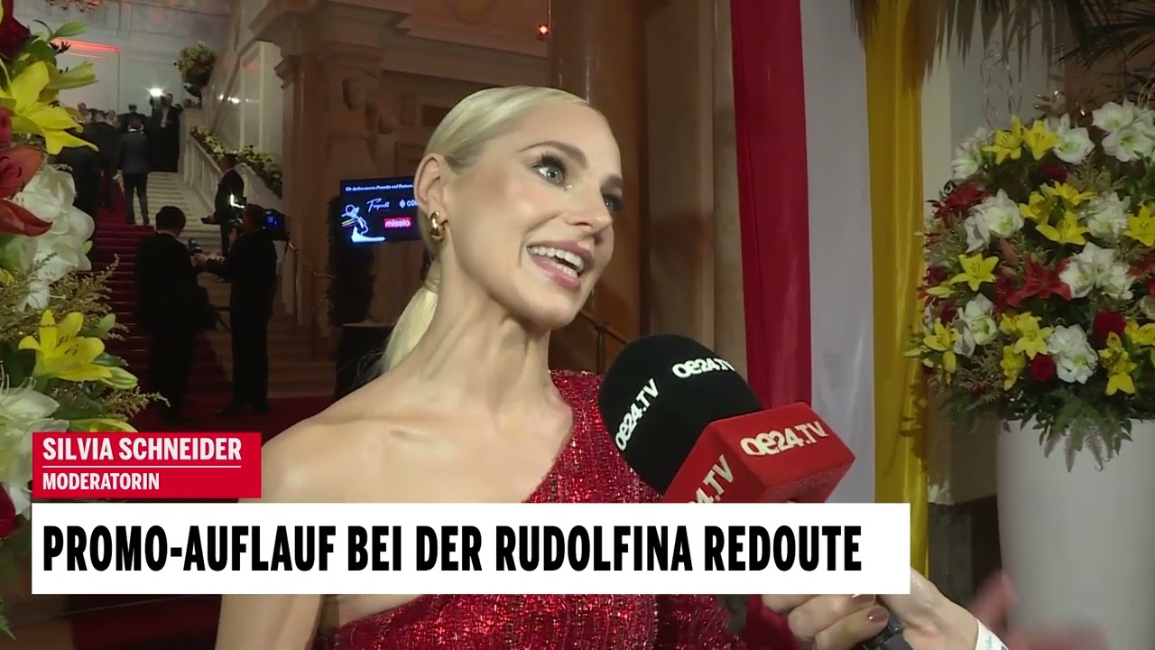 Promi Auflauf bei der Rudolfina-Redoute - OE24 am 4.3.2025