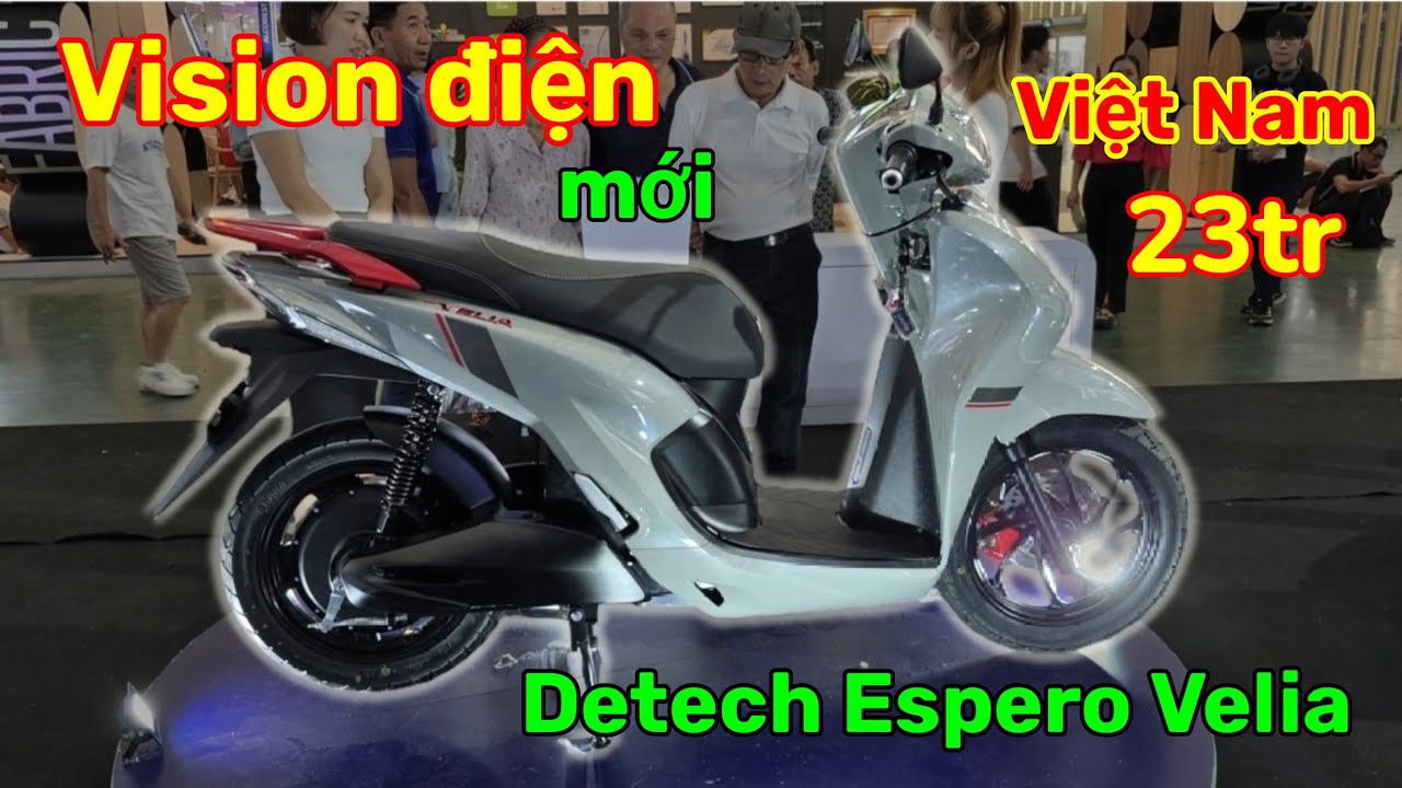 Xe máy điện Espero Velia - Honda Vision hay Honda SH bản điện của Việt Nam