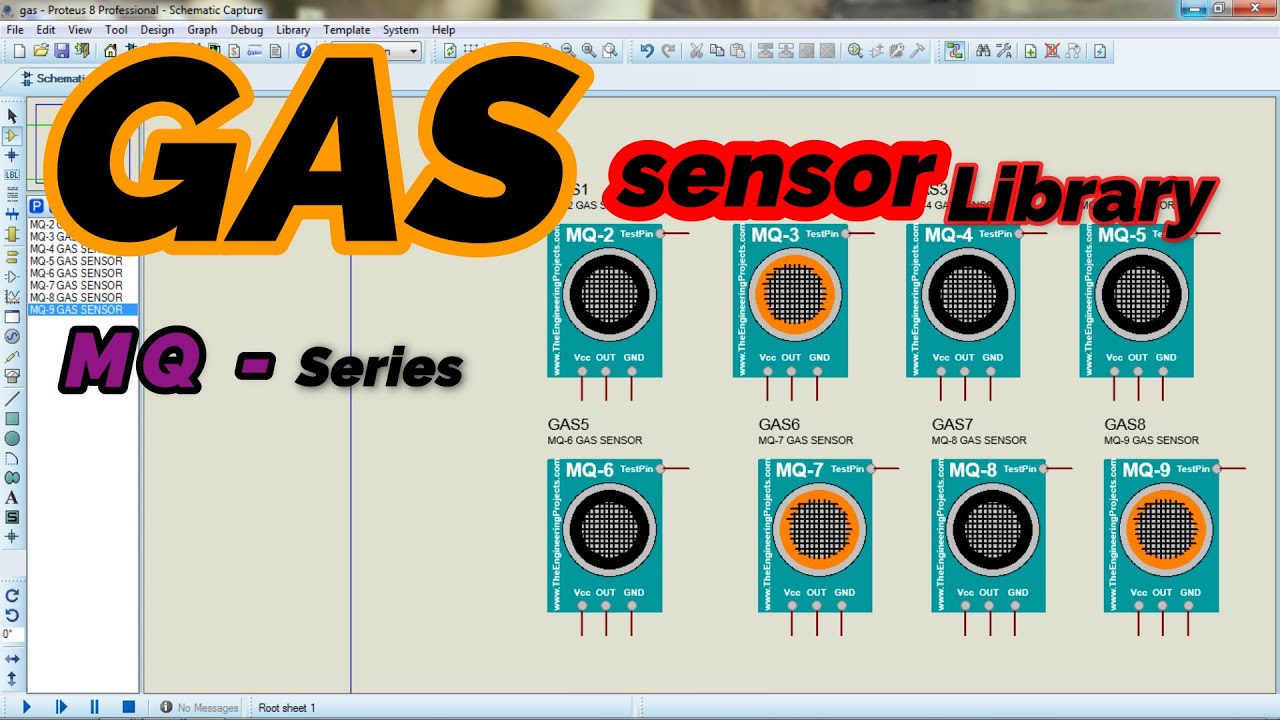 How to add gas sensor library in proteus|MQ-2 Library|proteus7|Proteus8|gas detecting sensor library