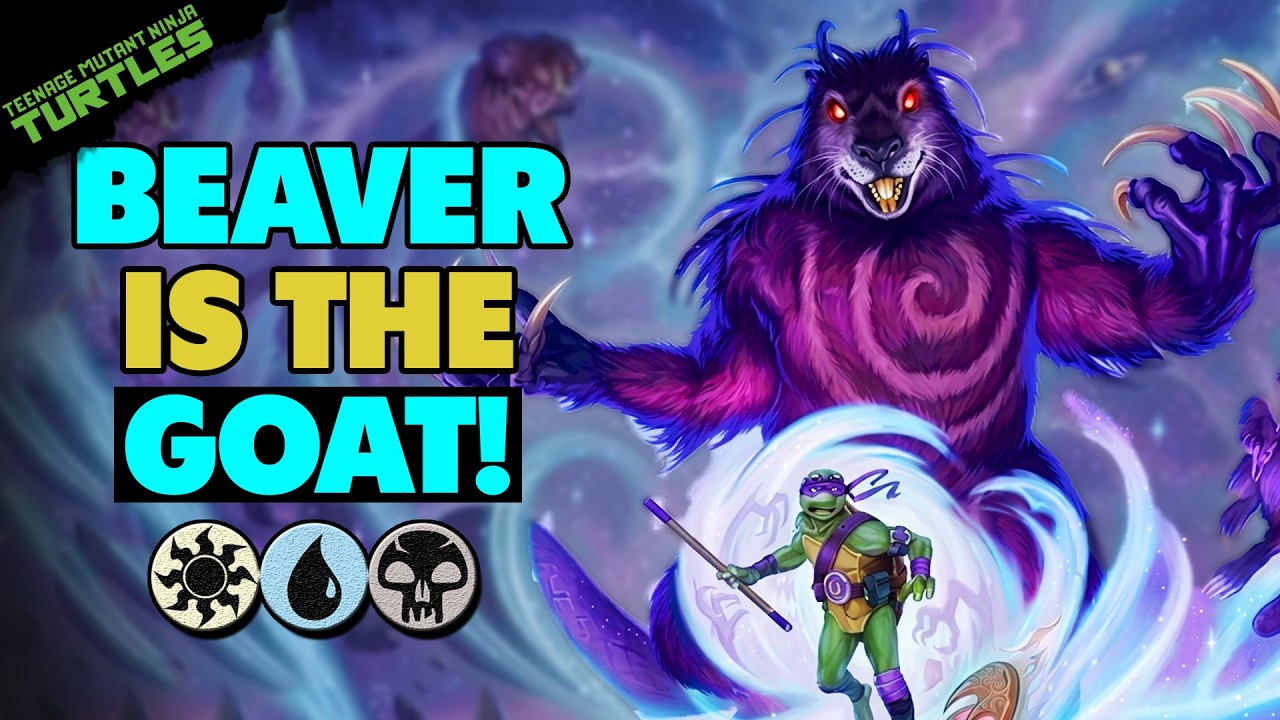 GOD OF ENCHANTMENTS! BEAVER IS BROKEN | MTG Arena TMNT