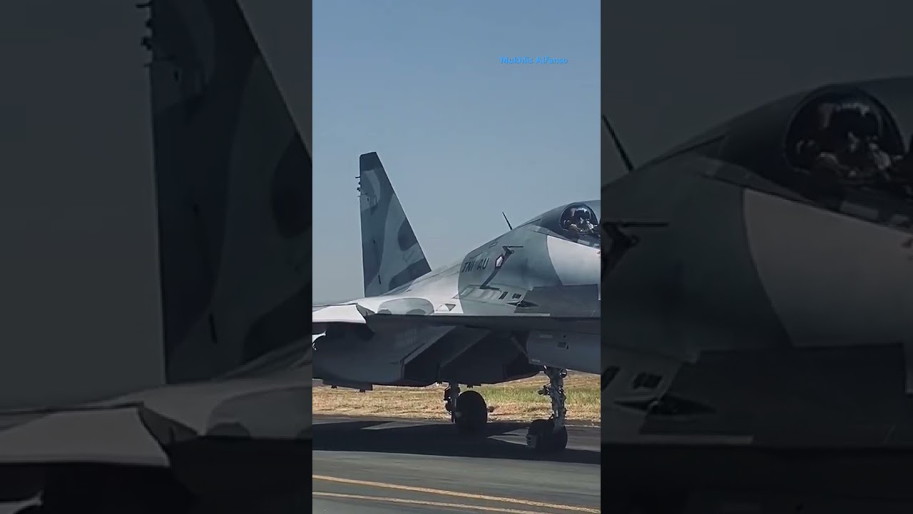 Pesawat jet tempur sukoi su 35 milik pemerintah Indonesia keren #viral #modif #modifikasi #pesawat