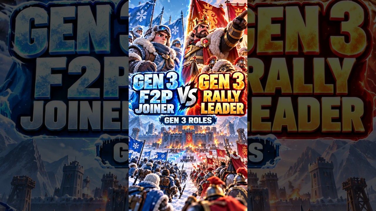 Gen 3 Rally Guide: F2P Joiner vs Rally Leader Builds | Whiteout Survival