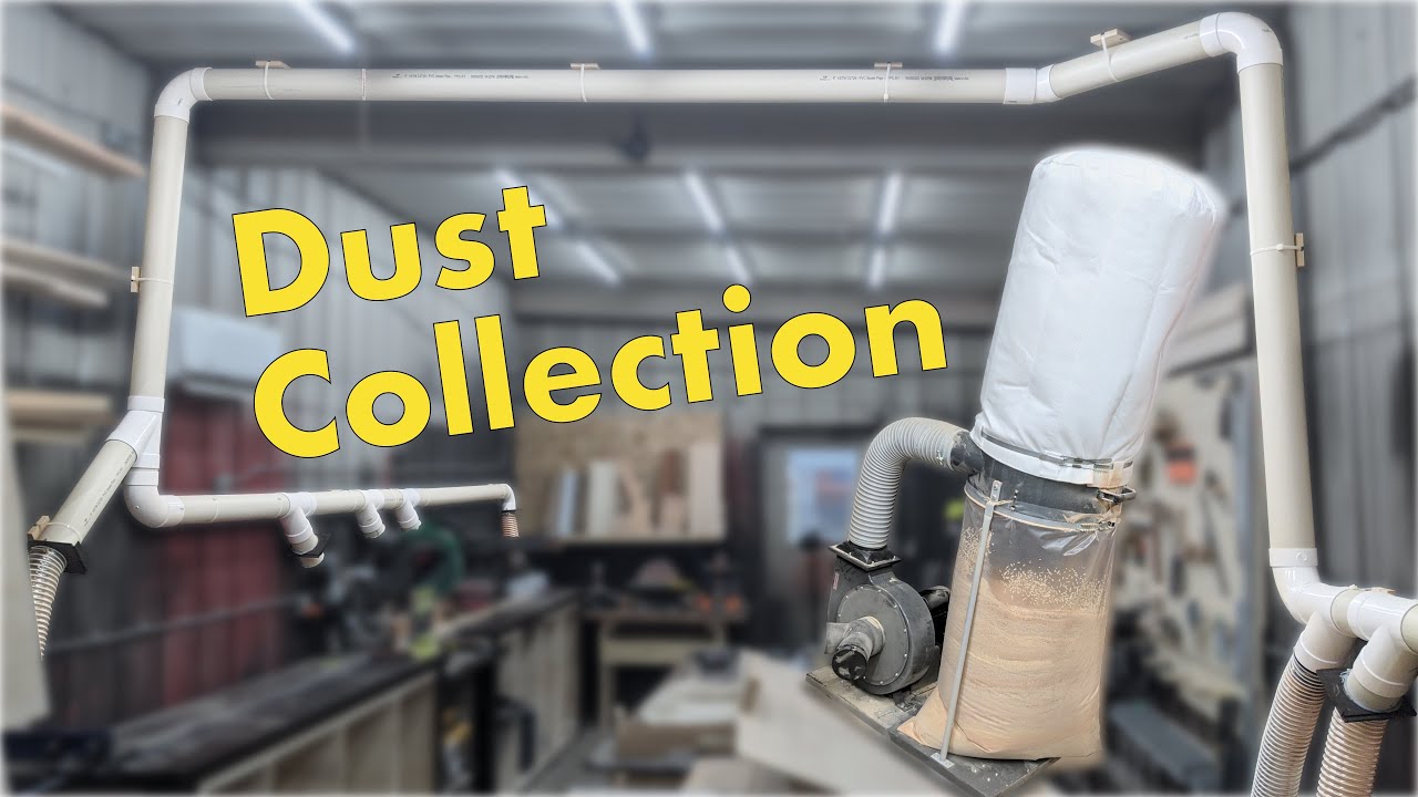 Adding Central Dust Collection to My Wood Shop