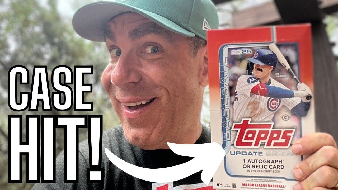 Обновление Topps Hobby Box 2025 года приносит домой КЕЙС-ХИТ и многое другое!