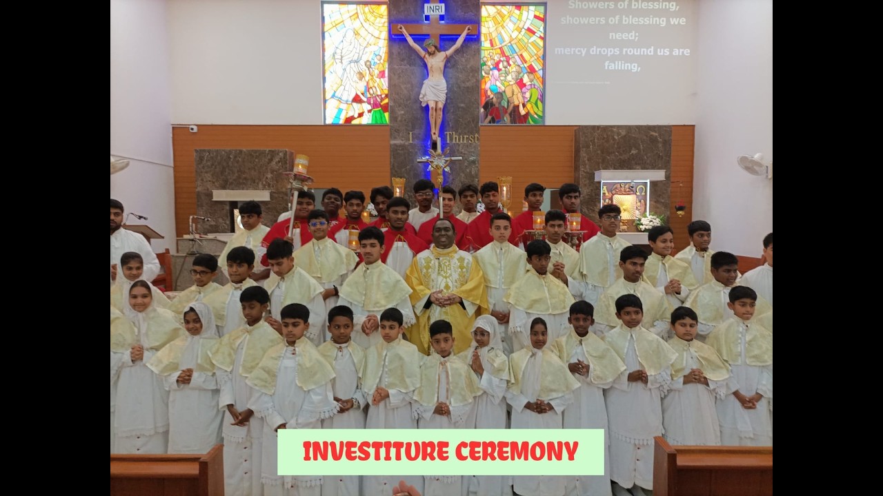 INVESTITURE CEREMONY FOR ALTAR SERVERS AT St TERESA OF KOLKATA CHURCH // REV. Fr. AROKIYA DASS G