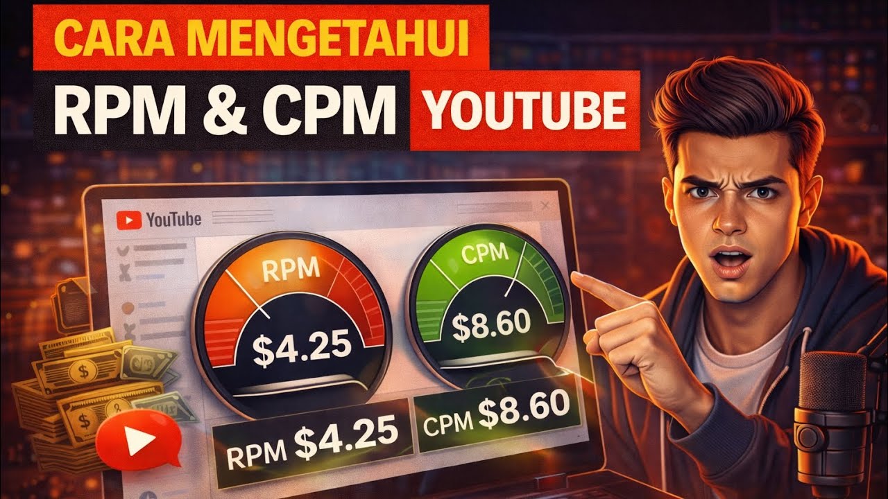 CARA MENGETAHUI RPM & CPM YOUTUBE 2026