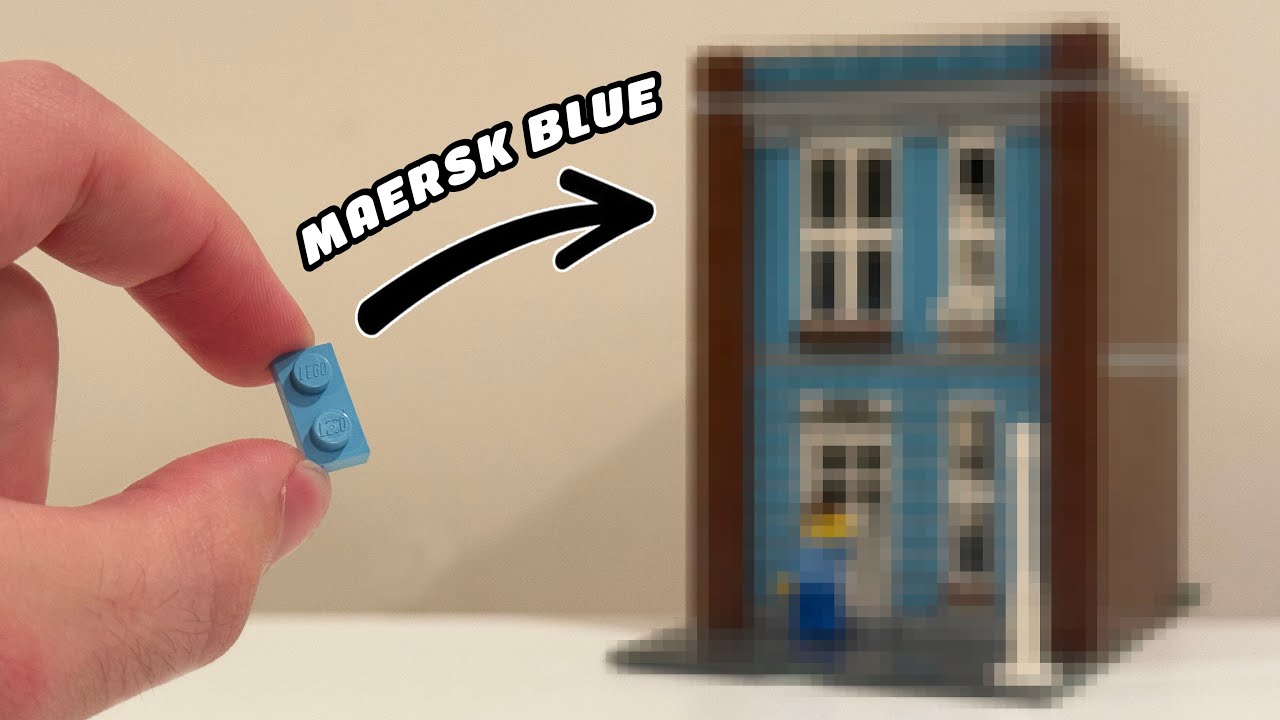 Я построил МОДУЛЬ LEGO из РЕДКИХ ЦВЕТОВ LEGO...