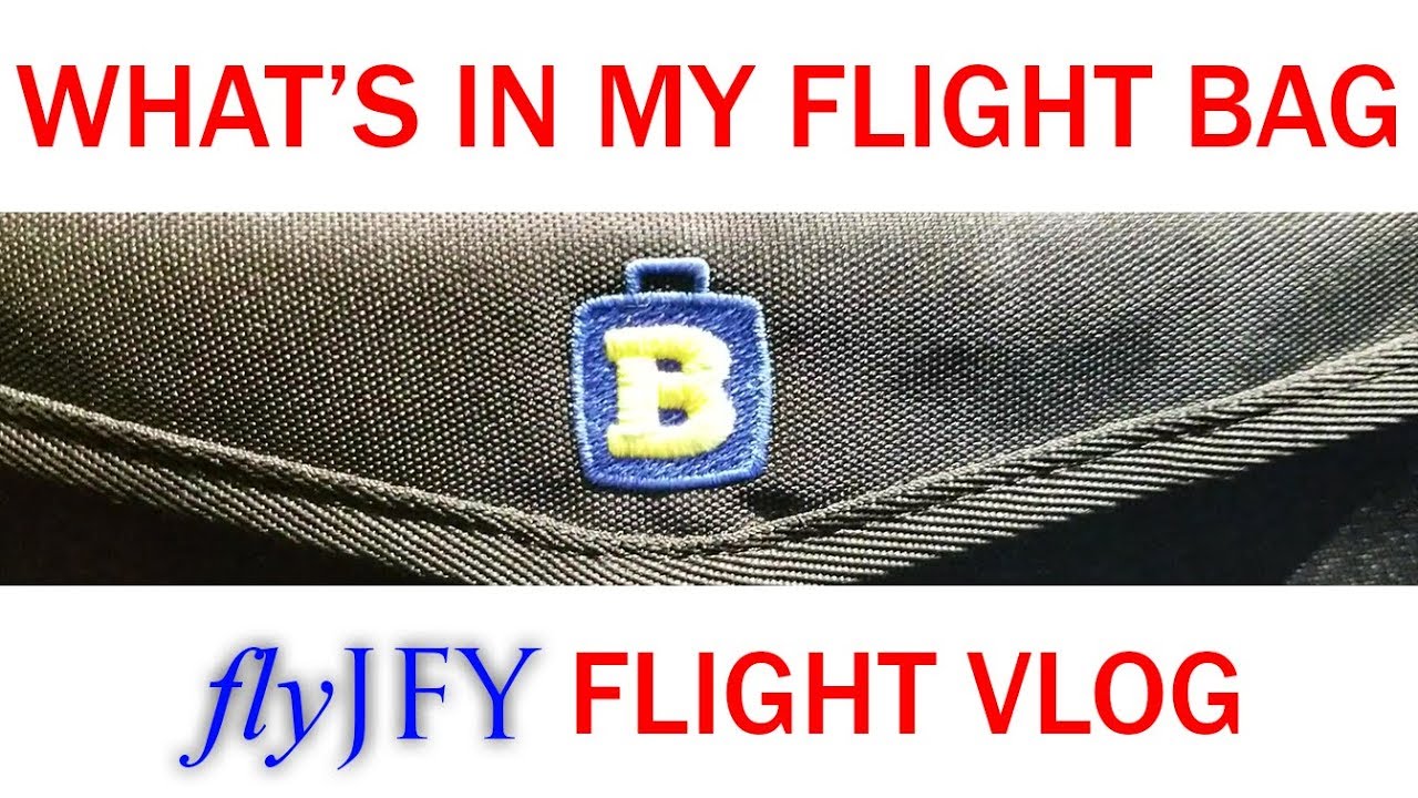 Flight VLOG - What's in my flight bag?