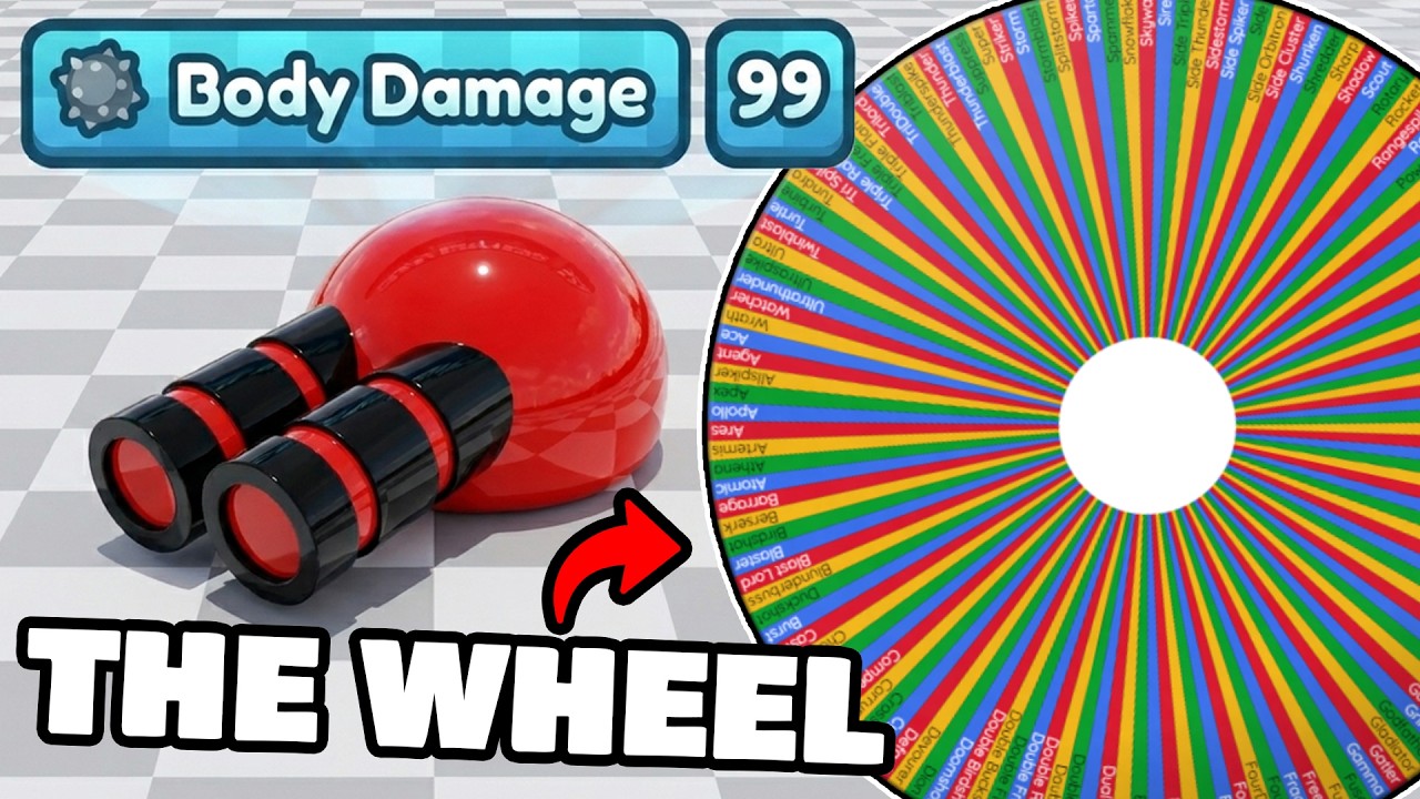 The MOST RANDOM Tank Build in TANK GAME (Wheel Decides Everything)