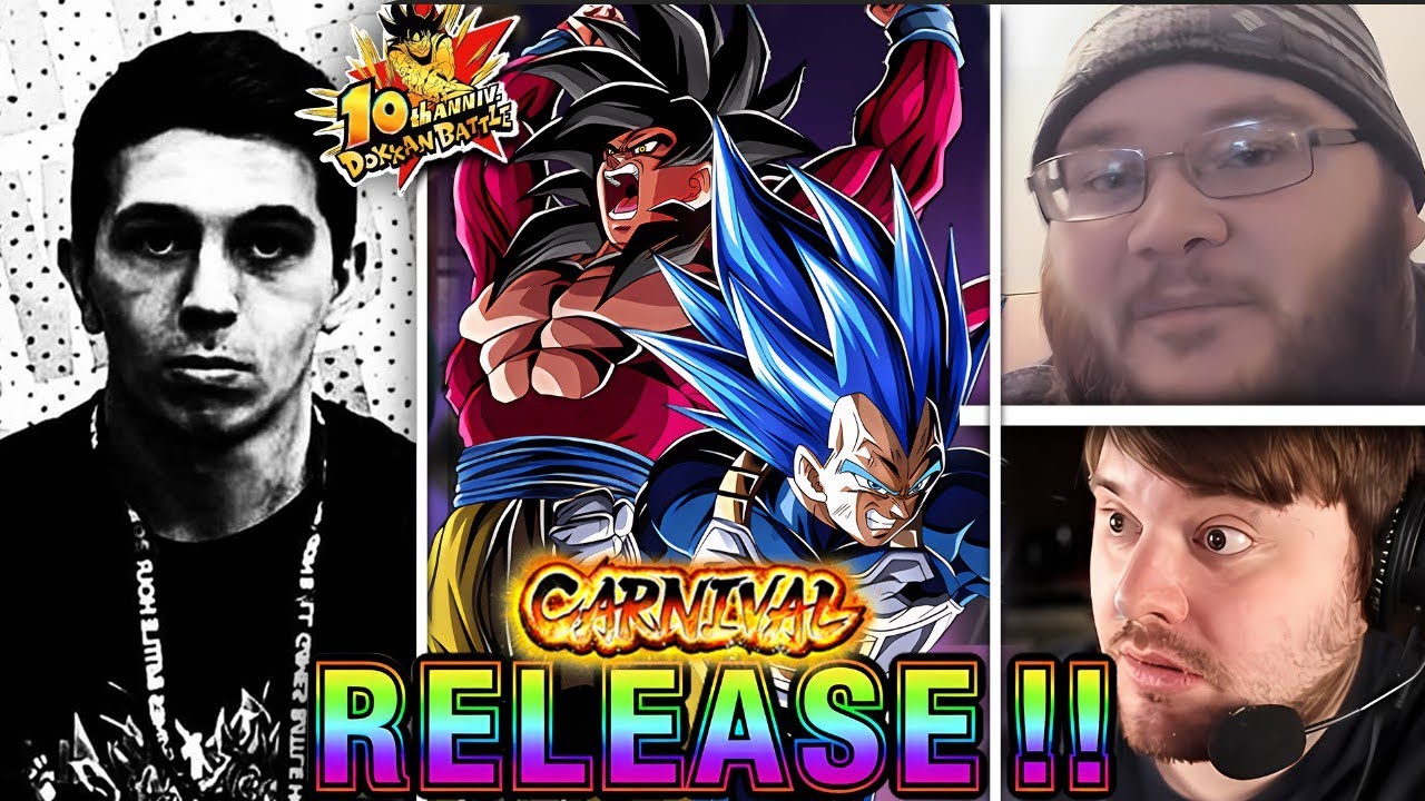 Goresh & DaTruthDT CURSED my LR SSJ4 Goku & SSBE Vegeta Summons for Dokkan's 10th Anni..