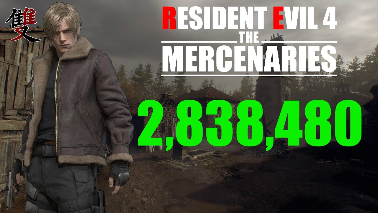 Resident Evil 4 Remake Mercenaries - 2,838,480 Leon Village S++ | World Record Strategy