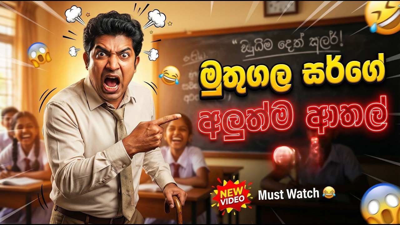 මුතුගල සර්ගේ අලුත්ම ආතල් 😂