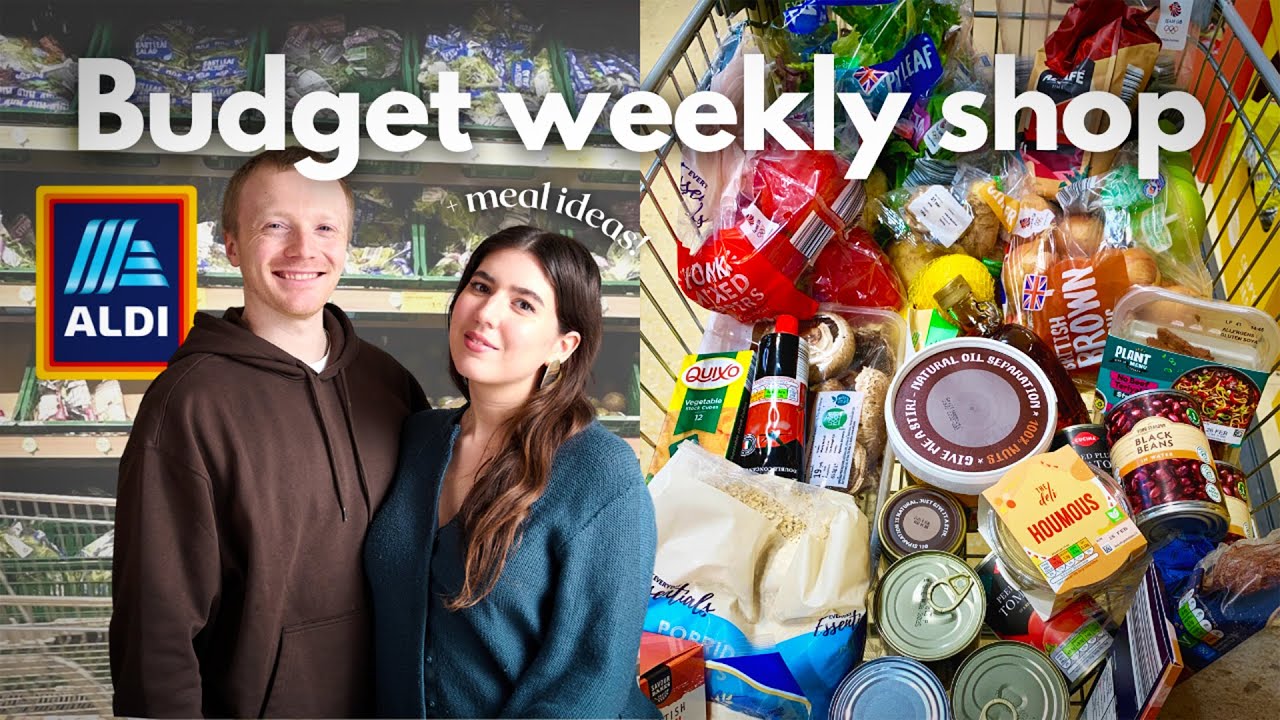 All this for &pound;17! Budget ALDI Vegan Weekly Food Shop