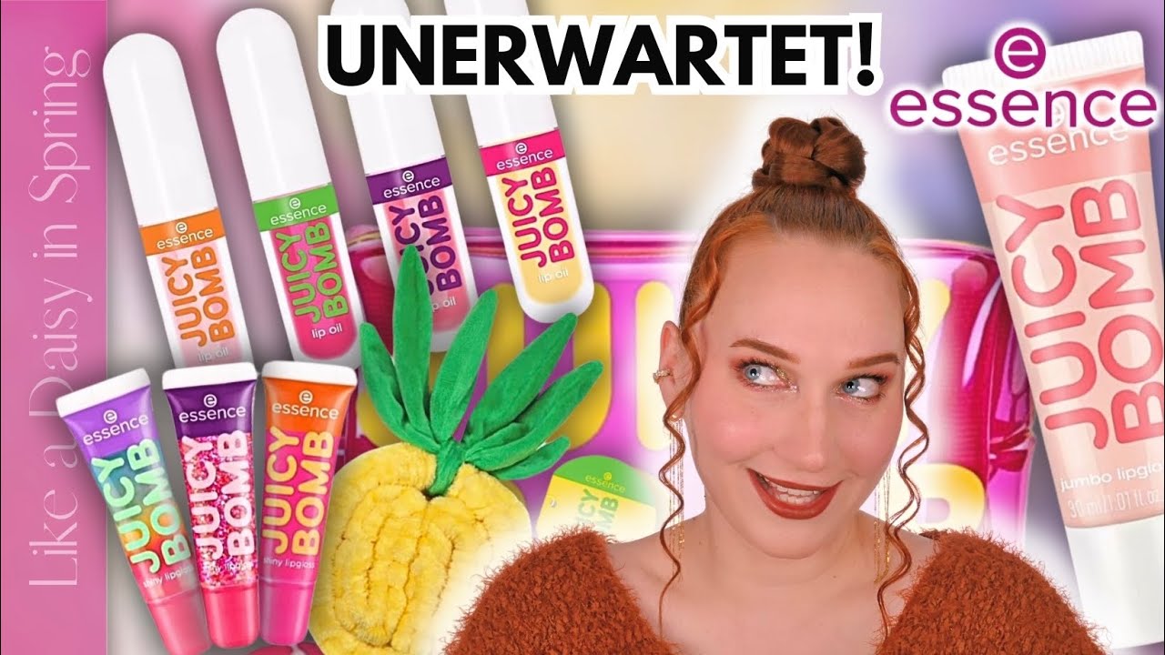 ESSENCE Juicy Bomb LIMITED EDITION 😍 | Alle Produkte Preview | LikeADaisyInSpring