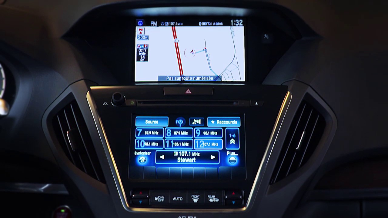 Customizing The Navi System in Acura's ODMD
