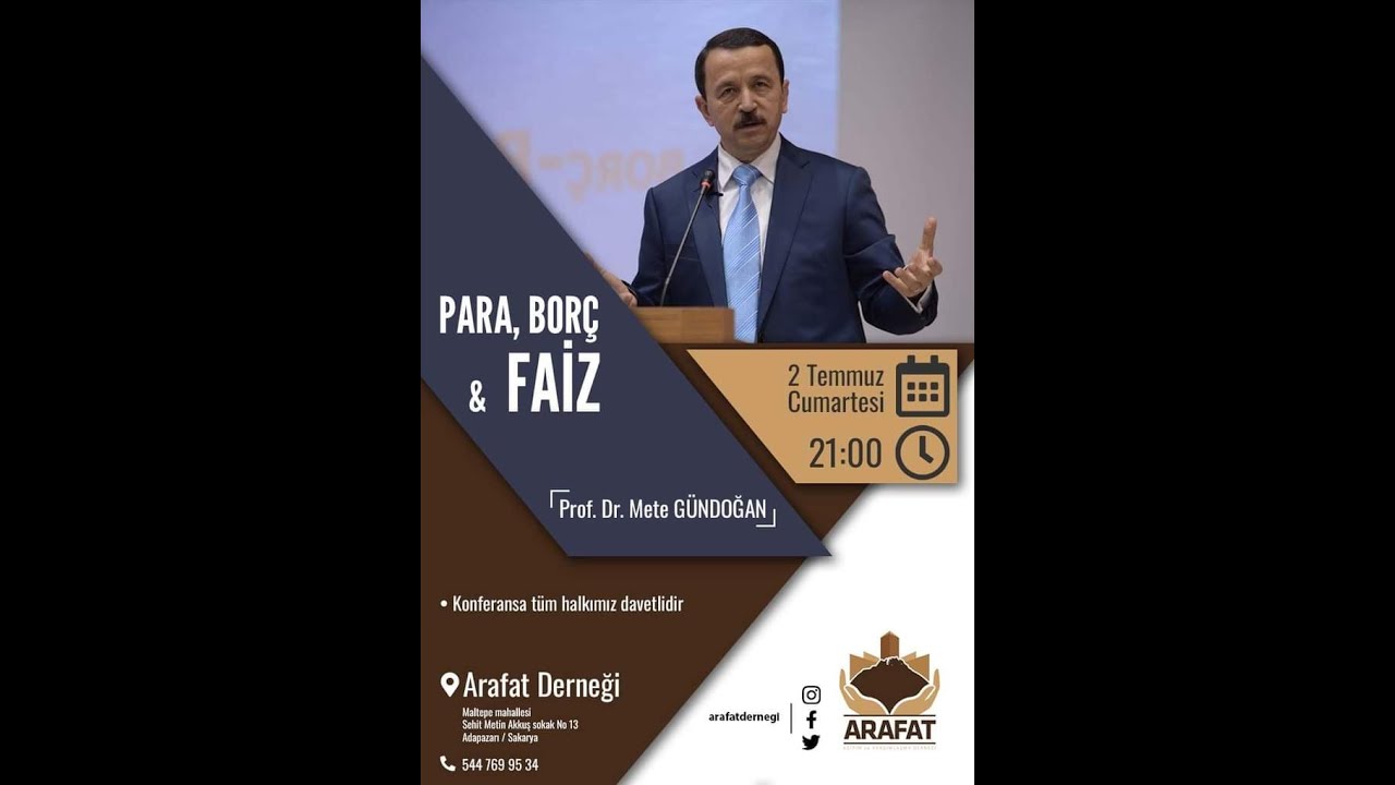 Prof. Dr. Mete GÜNDOĞAN: Para, Borç, Faiz