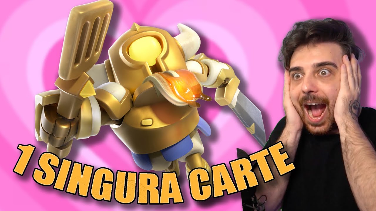 JOC CU O SINGURA CARTE IN DECK: MINI PEKKA HERO 😱