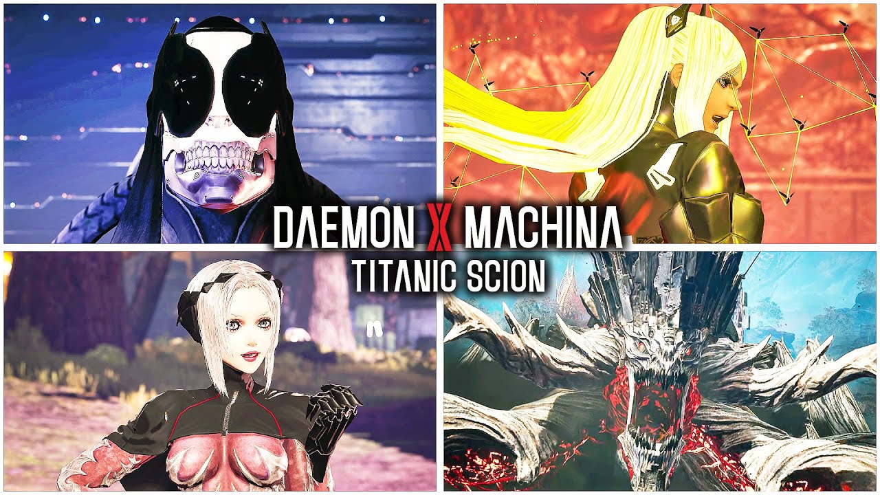 Daemon X Machina Titanic Scion - All Bosses & Ending