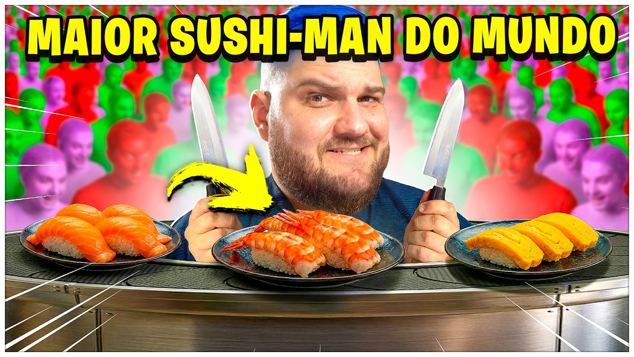 FIZ SUSHI PRO PLANETA INTEIRO | More Sushi!