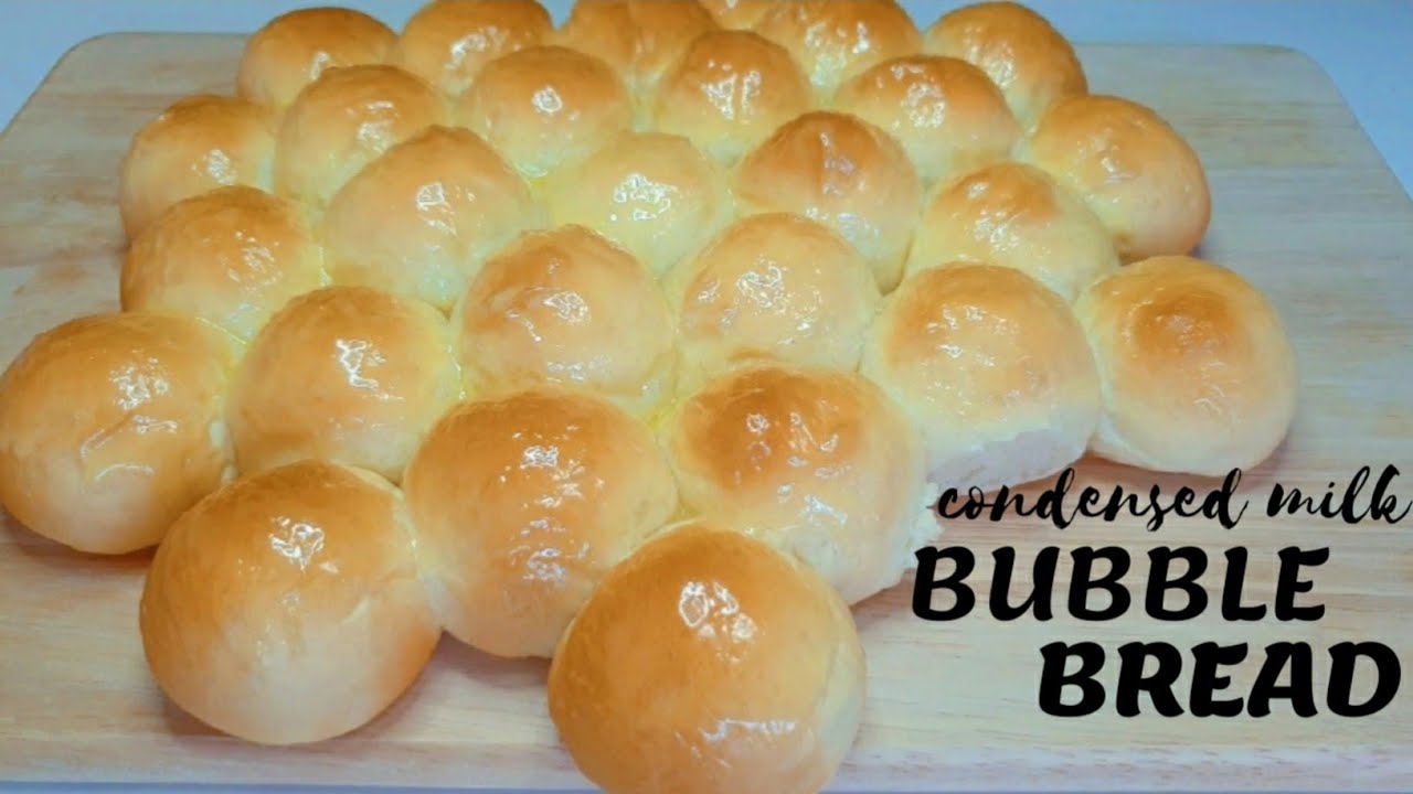 BUBBLE BREAD | CONDENSED MILK BUBBLE BREAD (MILKY AND SOFT BREAD) Pinoy juicy bites