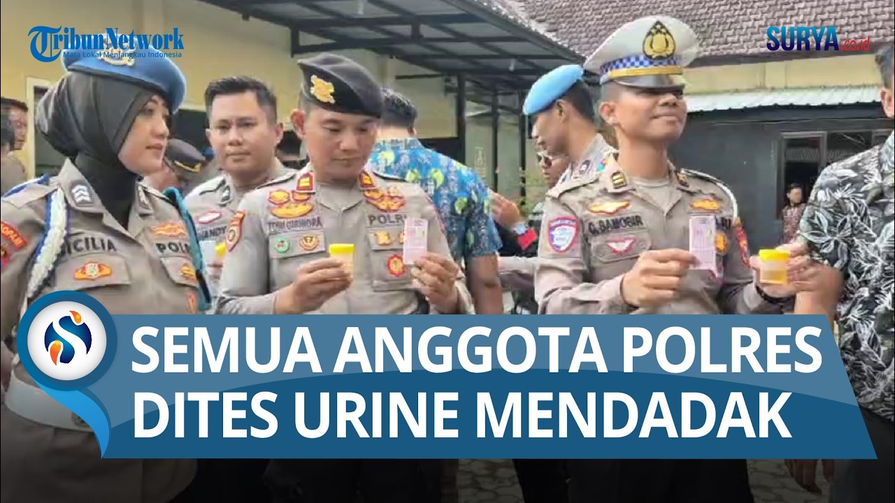 Alasan Semua Anggota Polres Ponorogo Dites Urine Mendadak Termasuk Kapolres