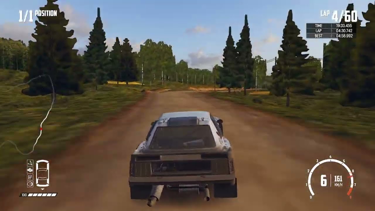 Wreckfest Rally Trophy World Record in 4:53.836 (no tricks)