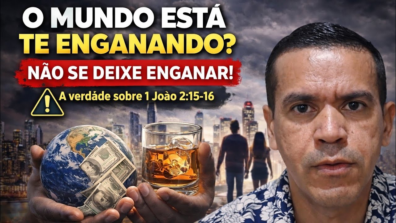 O MUNDO ESTÁ TE ENGANANDO? ⚠️ A verdade sobre 1 João 2:15-16