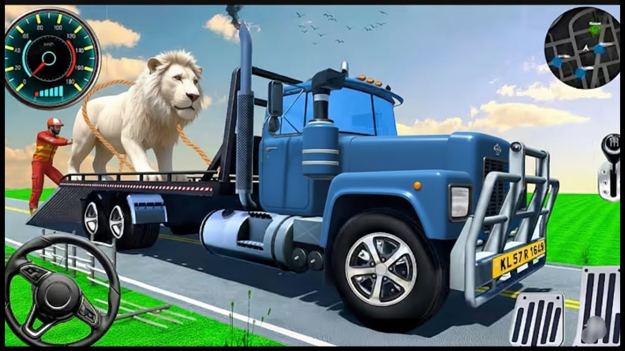 Animal Cargo Truck Driving Simulator 3D game | Animal Transport Cargo Truck 2024 - Android Gameplay