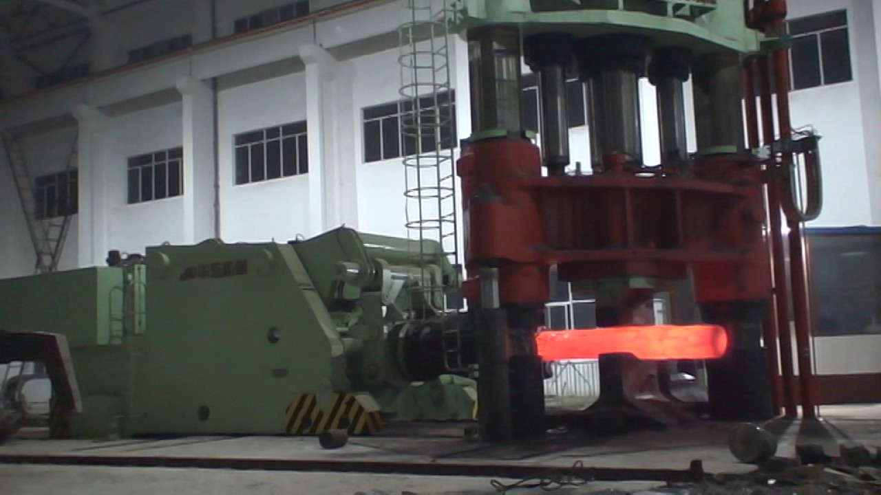 (HDMECH)35MN two column push -down type hydraulic open die forging press units