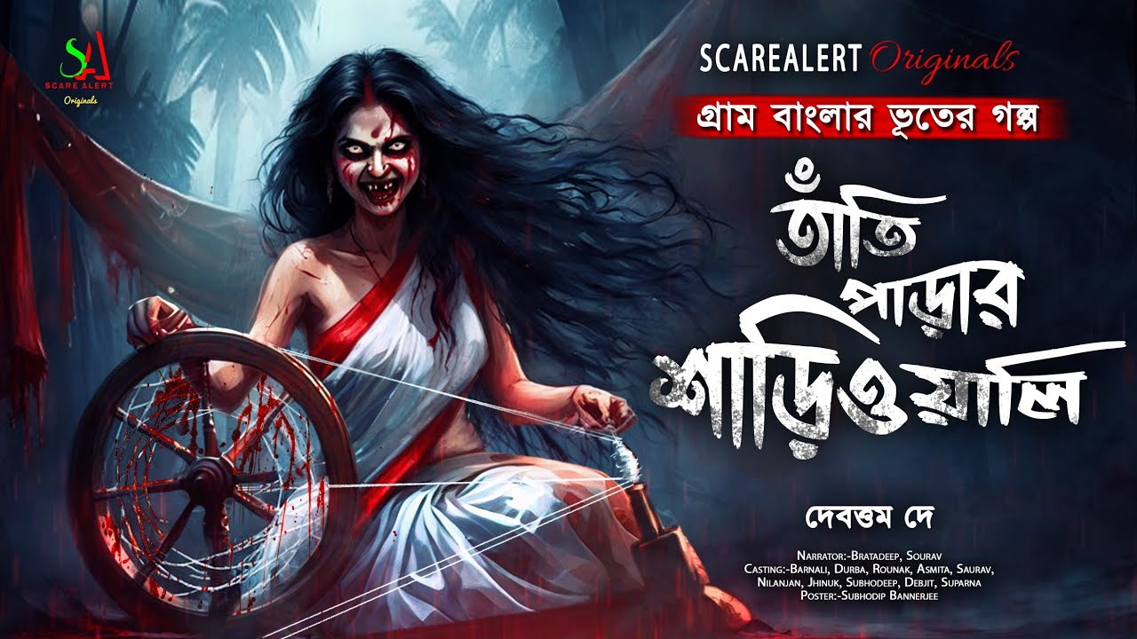 তাঁতি পাড়ার শাড়িওয়ালি | Gram Banglar Vuter Golpo | Bengali audio story | গ্রাম বাংলার ভূতের গল্প|