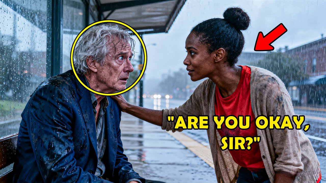 Poor Black Woman Shelters a Lost Old Man From the Rain, Not Knowing His Son Is a Billionaire